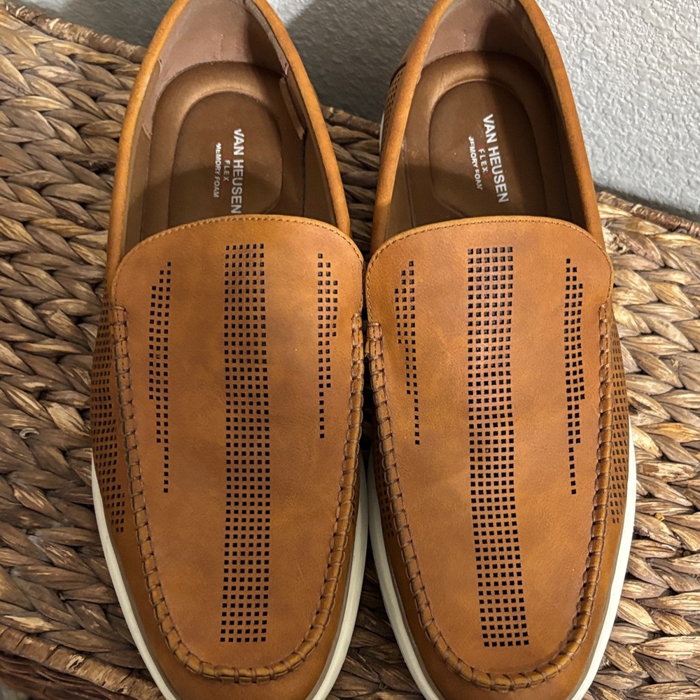 Van Heusen Men's Brown Loafers
